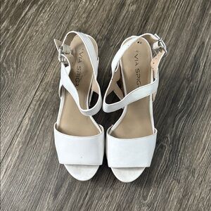 Via Spiga Women's Elegant White Sandals